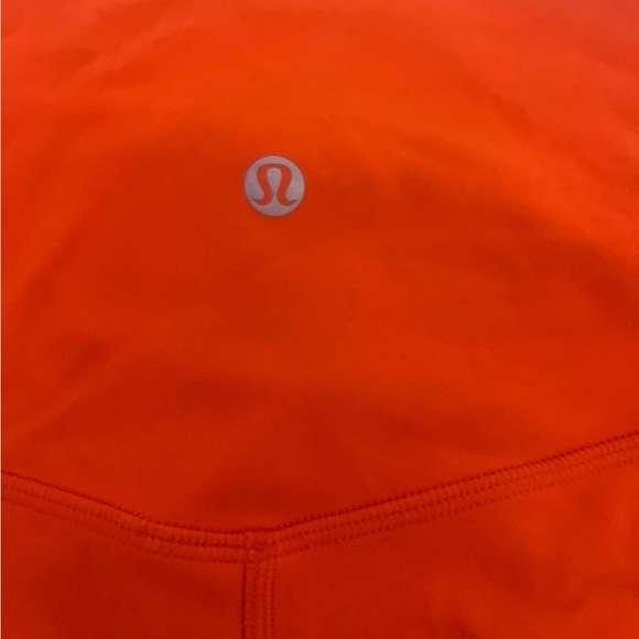 Lululemon Athletica Vibrant Orange Leggings - Picture 1 of 5